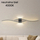 Lampë muri ZD149A, LED 24W, 60cm, e zezë