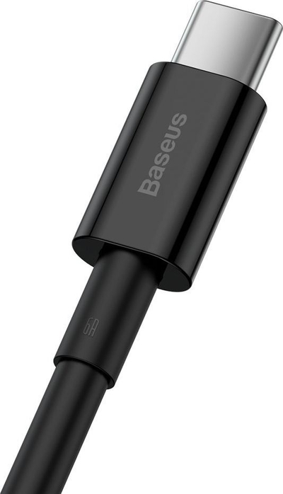 Kabllo USB Baseus BSU2667BLK, USB A me USB C, 1 m, 66W, e zezë
