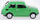 Maket veture PRL Collection Fiat 126p Green Daffi, shkalla 1:43, metalik, jeshil