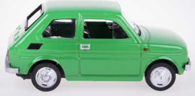 Maket veture PRL Collection Fiat 126p Green Daffi, shkalla 1:43, metalik, jeshil