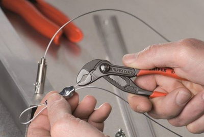 Pinca ujësjellësi Knipex Cobra 87 01 180, 180mm, kap goxha deri 36mm, të kuqe