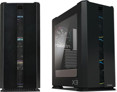 Kasë Zalman X3 TG RGB, Midi Tower