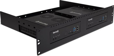 Kit montimi për rack 19" ID11 Terra PC Mini V6, 2U, i zi