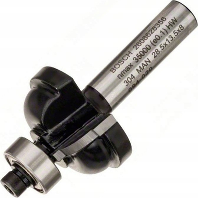 Freze profiluese Bosch 2608628356, diametër 28.5 mm, bosht 8 mm, metalike