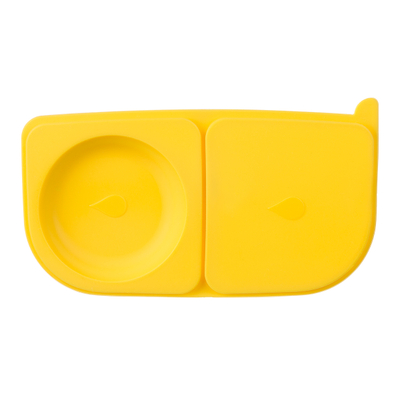 Kuti ushqimi b.box Mini Snack Box Batman, për fëmijë, shumëndarëse, gri me të verdhë
