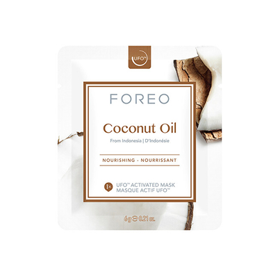 Maskë ushqyese për fytyrë Foreo Coconut Oil, 6 x 6 g