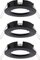 Set spote tavanore Paulmann 92481, 10W, IP44, të zeza