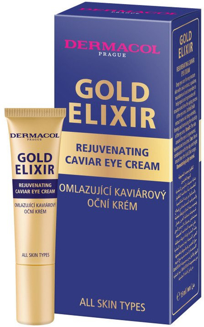 Krem për sy Dermacol Caviar Gold Elixir Rejuvenating, rigjenerues, 15ml