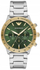 Машки хронографски часовник Emporio Armani AR, 43mm, не‘рѓосувачки челик, сребрен