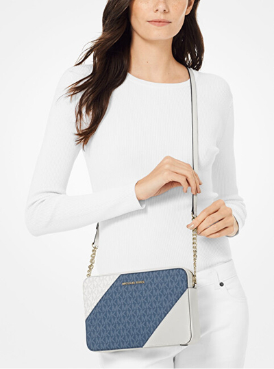 Çantë dore Michael Kors, bardhë/ e kaltër