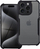 Futeri mbrojtëse Anti-Drop për Xiaomi Redmi Note 12 4G, me kënde të forcuara, pjesë e pasme xham e tejdukshme, e zezë
