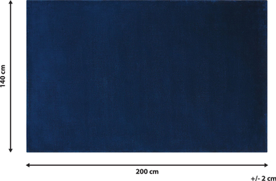 Tapet Beliani GESI II, 140x200 cm, viskozë, blu navy