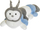 Lodër pellushi Teddykompaniet, shumëkëmbësh 60cm, blu e çelët