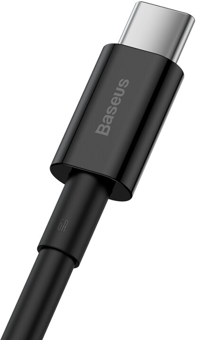 Kabllo BASEUS Superior Series USB-C - USB-C, 66W, 2m, e zezë