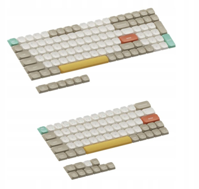Set keycaps NuPhy COAST Dawn, 118 taste, profil i ulët nSA, PBT, shumëngjyrësh