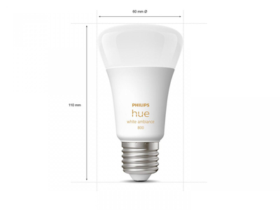 Set llamba inteligjente Philips Hue E27, 6W, Bluetooth, të bardha rregullueshme