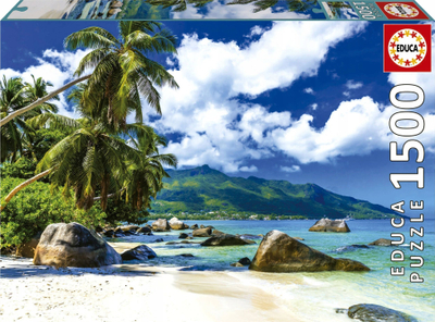 Puzzle Educa Seychelles, 1500 copa, 85 x 60 cm, shumëngjyrëshe