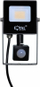 Prozhektor LED 10W, 1400 lm, IP65, 4000K, me sensor, i zi