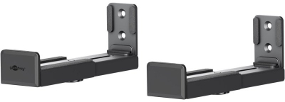 Mbajtëse murale universale Goobay për soundbar, e rregullueshme, montim në mur, e zezë