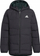 Xhaketë për kalamaj Adidas Frosty Jr HM5205, me pupla, me kapuç, e zezë