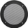 Kapak altoparlanti CARAUDIO Speaker Grille 4", diametër 100mm, metalik, i zi