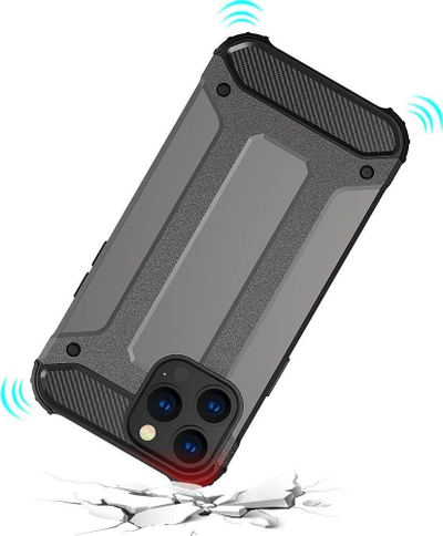 Mbrojtëse telefoni Hurtel Hybrid Armor, për iPhone 13 Pro, blu