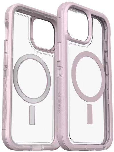 Mbulesë telefoni OtterBox Defender Pro XT MagSafe, për iPhone 16e 15 14 13, Mountain Frost, transparente