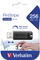 USB Verbatim PinStripe, 256GB, USB 3.2, e zezë