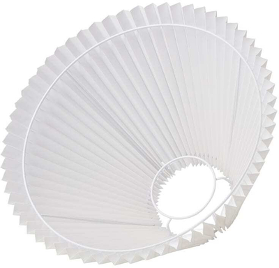 Kllos llampë nielsen_light Emma Hacienda Side, 27 cm, plisuar, i bardhë