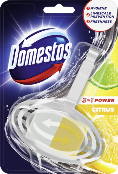 Bllok WC Domestos 3n1 Power Citrus, 35g
