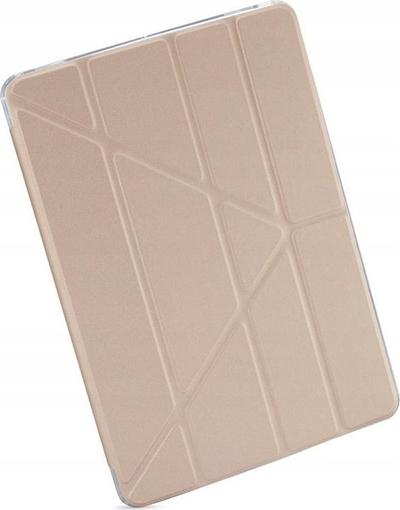 Mbështjellës tabletë Pipetto Origami TPU për iPad 10.2", qëndrim palosës, Rose Gold
