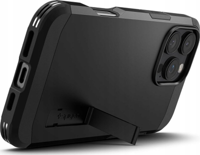Kllapë telefoni Spigen Tough Armor MagSafe, për iPhone 16 Pro, e zezë
