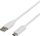 Kabllo USB Deltaco USB-C me USB-A, 2 m, 10W, e bardhë