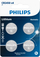 Bateri litiumi Philips CR2450, 3V, set 4 copë