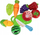 Set lodrash kuzhine MEGA CREATIVE Nella 544160, prerje frutash dhe perimesh, plastik