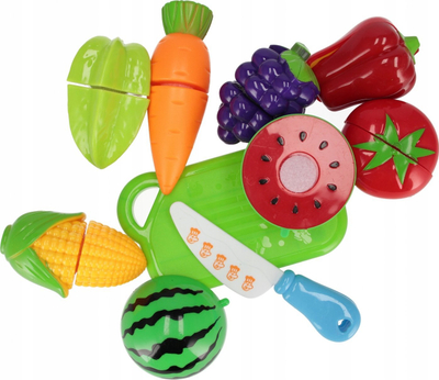 Set lodrash kuzhine MEGA CREATIVE Nella 544160, prerje frutash dhe perimesh, plastik