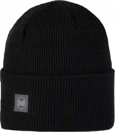 Kapele Buff Crossknit Beanie 13289199910, akrilik, thahet shpejt, e zezë