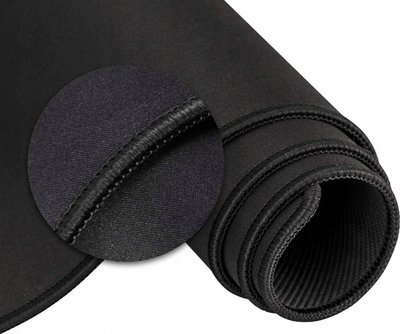 Mousepad gaming Varr, 780x280x3mm, gomë natyrale që s’rrëshqet, i zi