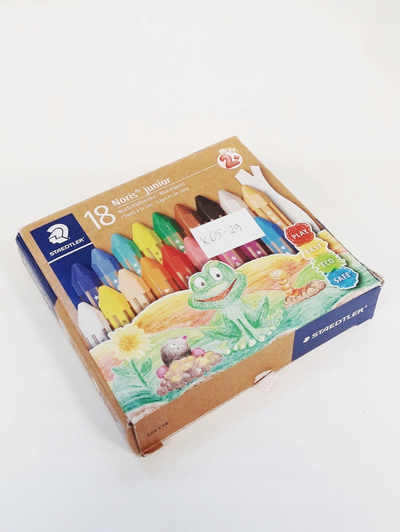 Ngjyra dylli Staedtler Noris Junior 224 C18, set 18 copë, shumëngjyrëshe