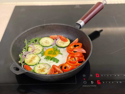 Tigan gize Krisberg, 24 cm, i thellë, për induksion dhe gaz