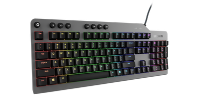 Tastierë Lenovo Legion K500 RGB Mechanical, me kabllo, e zezë