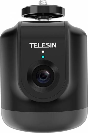 Tripod inteligjent TELESIN TE-GPYT-001, për kamera sportive, rrotullim automatik, i zi