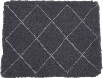 Shtrat izolues për qen Zolux Berber, 75x95cm, antirrëshqitës, ngjyrë grafit