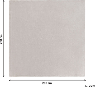 Tapet viskoze GESI II, 200 x 200 cm, katror, gri e çelët