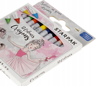 Lapsa me dyll STARPAK Ballerina 490940, set 12 ngjyra