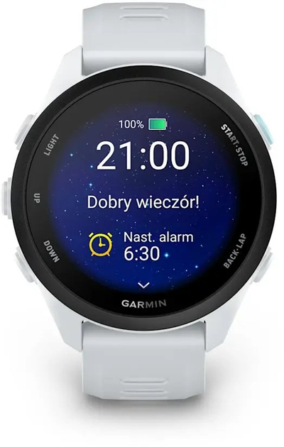 Ora sportive Garmin Forerunner 70, 1.2", GPS, e bardhë
