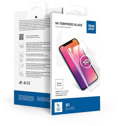 Xham mbrojtës Blue Star 5D për Xiaomi 15, 9H, 0.3mm, i zi