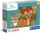 Puzzle kubik Clementoni Disney, 12 kuba, për fëmijë 3–5 vjeç, shumëngjyrësh
