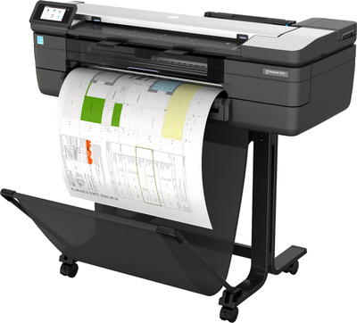 Plotter HP DesignJet T830 24", A1, multifunksional, gri