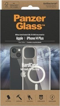 Këllëf telefoni PanzerGlass HardCase MagSafe për iPhone 14 Plus, transparent
